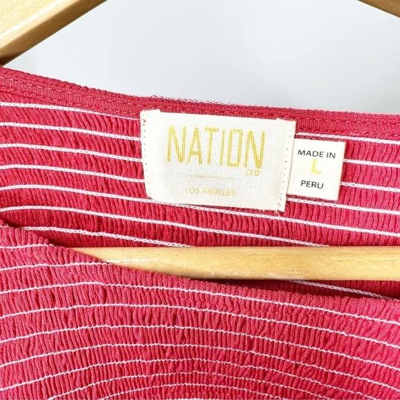 Nation LTD Leilani Romantic Cut Out Tee
Maraschino Size Large - Picture 3 of 5